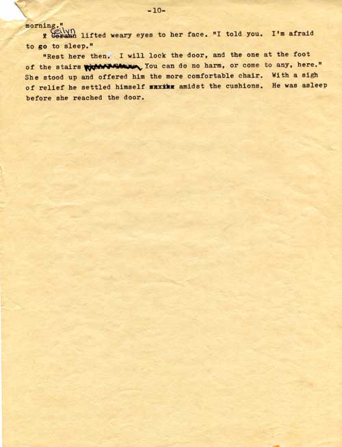 typewriter copy of page 10